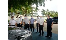 海口市市长丁晖到海马汽车调研
