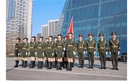 超飒！中原首支女子国旗队亮相海汇港